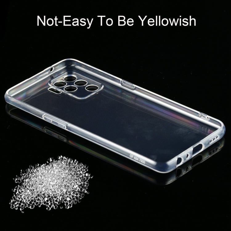 Per OPPO A94 Custodia protettiva morbida in TPU trasparente ultrasottile da 0,75 mm, For OPPO A94