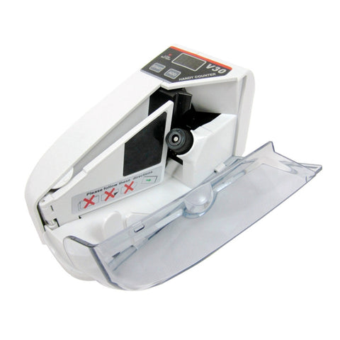 V30 Mini Contasoldi portatile multibanconota per conteggio banconote, presa UK, UK Plug