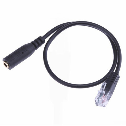 cavo-convertitore-da-jack-da-35-mm-a-rj9-per-pc-telefoni-cellulari-adattatore-per-telefono-da-ufficio-lunghezza-32-cm - immagine 1