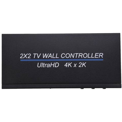 Processore di giunzione multi-schermo con controller da parete per TV HDMI BT14 Ultra HD 4K x 2K 2X2, Ultra HD 4K x 2K