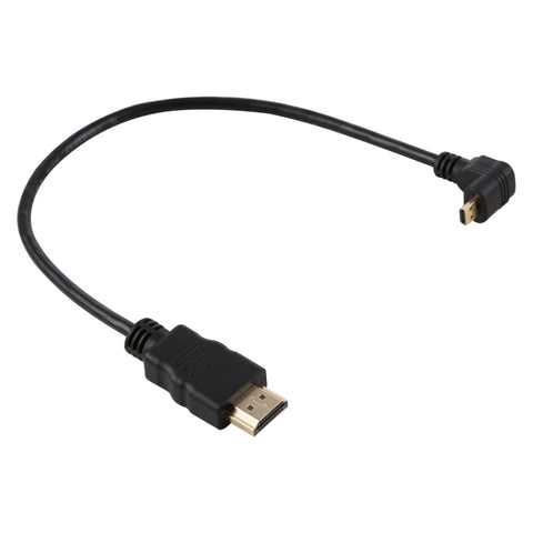 cavo-adattatore-connettore-placcato-oro-maschio-ad-angolo-positivo-da-30-cm-4k-hdmi-maschio-a-micro-hdmi-30cm-positive - immagine 2