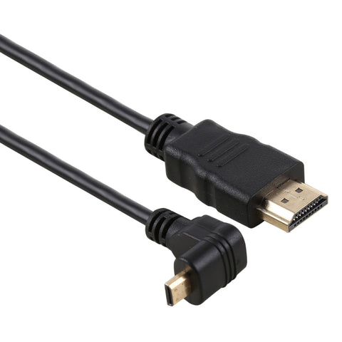 cavo-adattatore-connettore-placcato-oro-maschio-ad-angolo-inverso-da-30-cm-4k-hdmi-maschio-a-micro-hdmi-30cm-reverse - immagine 1