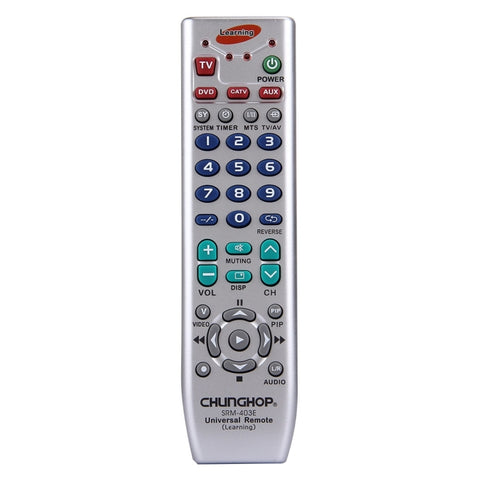 Telecomando Universale Intelligente Ad Apprendimento per TV, VCR, SAT, CBL, HiFi, DVD, CD, VCD e Altri Dispositivi - SRM 403E