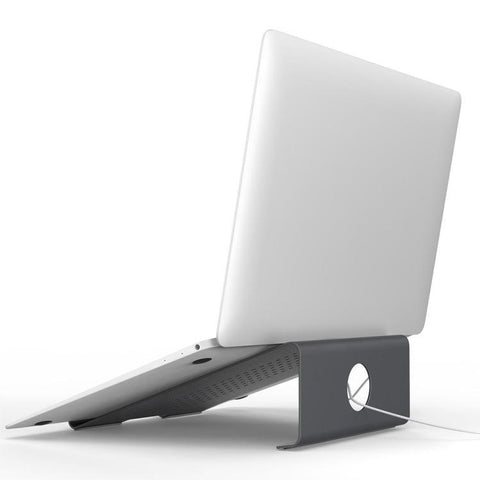 Supporto di raffreddamento in alluminio per laptop, adatto per Mac Air, Mac Pro, iPad e altri laptop da 11-17 pollici, Aluminum Stand Grey, Aluminum Stand Gold, Aluminum Stand Silver