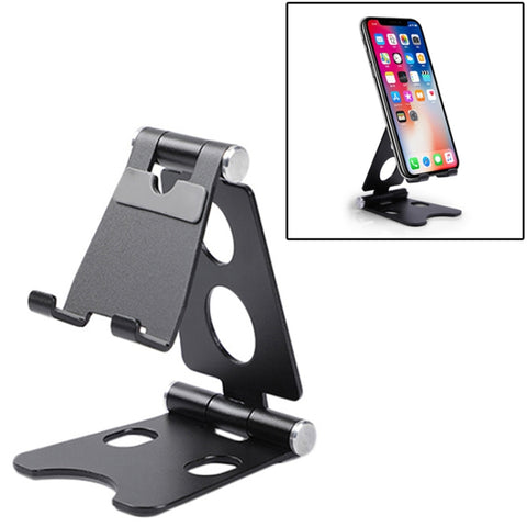 ROOSTAND R2 Staffa per tablet da tavolo mobile in lega di alluminio Doppia artefatto pigro pieghevole, dimensioni: 6,4x7x9 cm, R2  Rose Red, R2  Silver, R2 Black, R2 Champagne Gold, R2  Rose Gold
