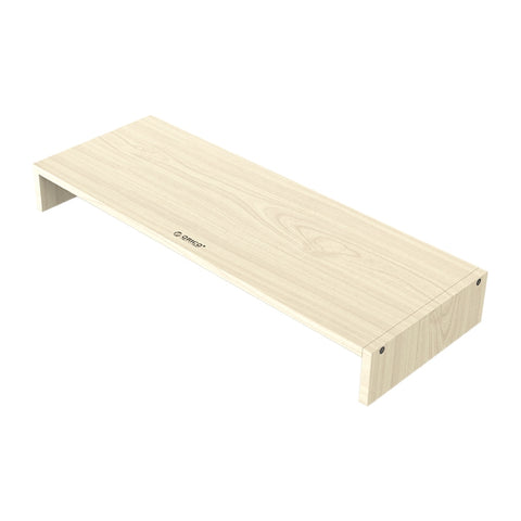 Supporto per monitor per computer con venature del legno ORICO MSR-01-WD-BP, dimensioni: 50 x 20 x 6,1 cm, Size: 50 x 20 x 6.1cm