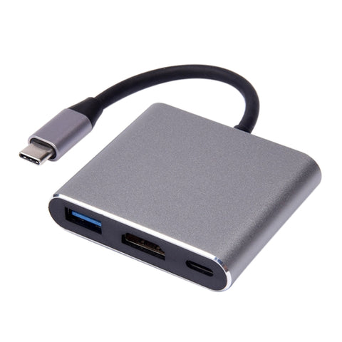 convertitore-3-in-1-v125-ucb-c-type-c-maschio-a-pd-hdmi-usb-3-0-femmina-3-in-1-3-in-1 - immagine 1