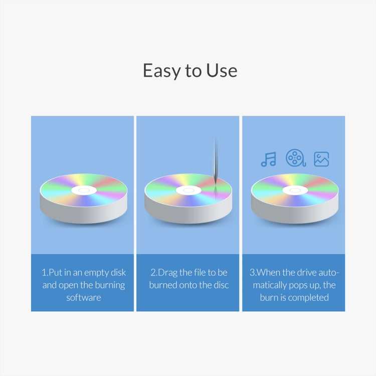 Unità ottica esterna ORICO DVD-XD007 con interfaccia USB 3.0 -