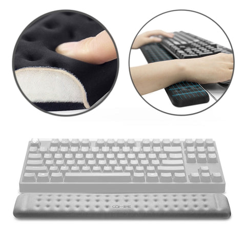 Tappetino per mouse in memory foam con poggiapolsi per tastiera meccanica, dimensioni: M, Size : M