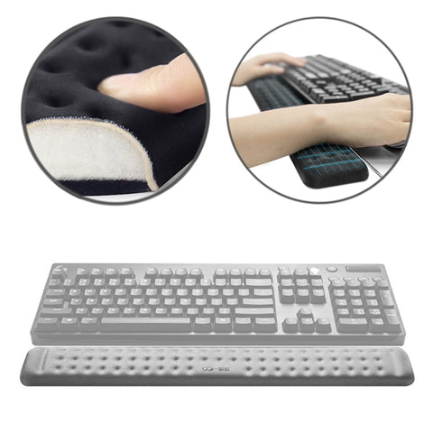 Tappetino per mouse in memory foam con poggiapolsi per tastiera meccanica, dimensioni: L, Size : L
