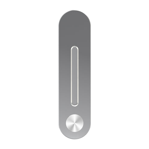 Staffa di espansione per laptop universale incollabile in lega di alluminio Staffa per telefono cellulare con aspirazione magnetica, Silver