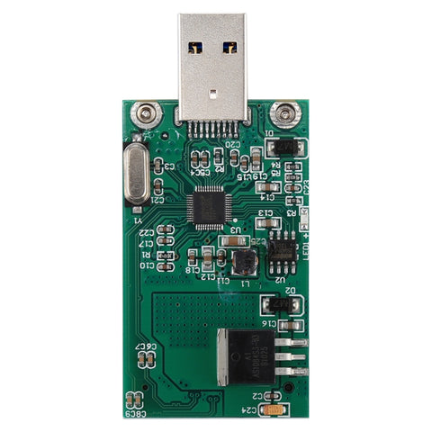 Unità disco rigido scheda convertitore adattatore SSD mSATA a USB 3.0