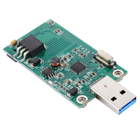 Unità disco rigido scheda convertitore adattatore SSD mSATA a USB 3.0