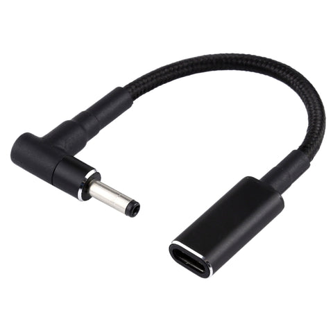 cavo-intrecciato-in-nylon-con-adattatore-da-gomito-a-usb-c-type-c-pd-100-w-185-20-v-40-x-135-mm - immagine 2