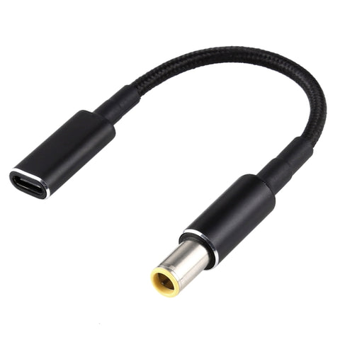 cavo-intrecciato-in-nylon-adattatore-pd-100-w-185-20-v-da-79-x-09-mm-a-usb-c-type-c - immagine 2