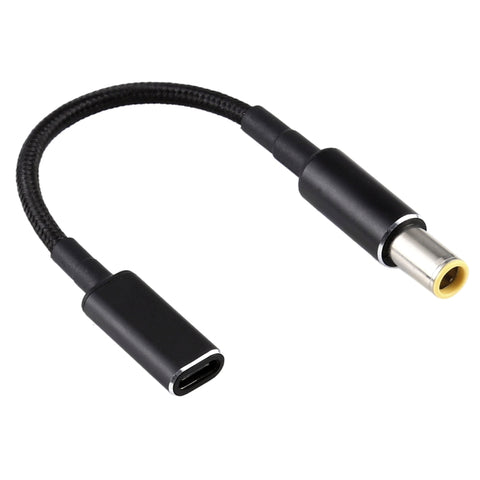 cavo-intrecciato-in-nylon-adattatore-pd-100-w-185-20-v-da-79-x-09-mm-a-usb-c-type-c - immagine 1