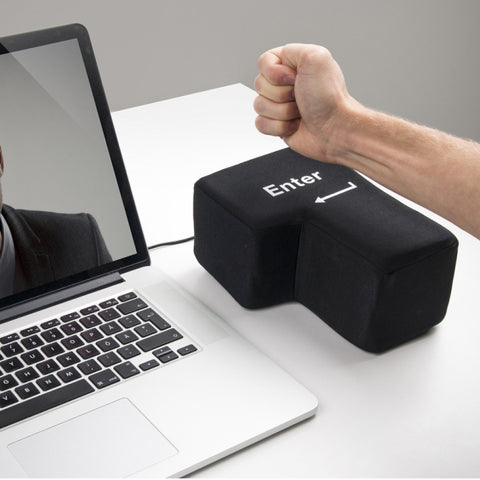 Cuscino Grande per Pulsante Invio USB con Ventilazione per Computer