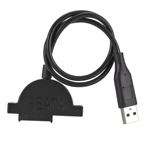 cavo-convertitore-adattatore-sottile-sata-13-pin-femmina-a-usb-2-0-per-unita-ottica-cd-dvd-odd-per-laptop-lunghezza-cavo-circa-45-cm - immagine 2