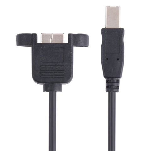 cavo-di-prolunga-per-stampante-usb-b-a-b-con-foro-per-vite-lunghezza-50-cm-usb-b-male-to-usb-b-female-50cm - immagine 2
