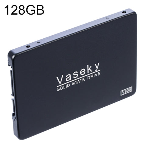 Vaseky V800 Disco rigido SSD SSD da 128 GB 2,5 pollici SATA3 6 GB/s ultra sottile da 7 mm per desktop, notebook, 128GB