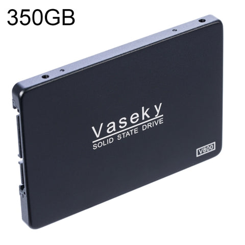 Vaseky V800 Disco rigido SSD unità a stato solido ultra sottile da 350 GB 2,5 pollici SATA3 6 GB/s per desktop, notebook, 350GB