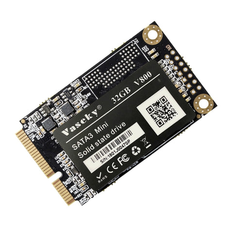 Vaseky V800 Modulo SSD MSATA per unità a stato solido interna SATA3 da 32 GB e 1,8 pollici per laptop, 32GB