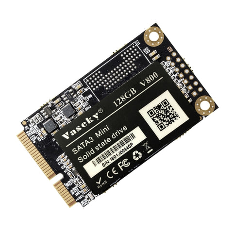 Vaseky V800 Modulo SSD MSATA per unità a stato solido interna SATA3 da 128 GB e 1,8 pollici per laptop, 128GB
