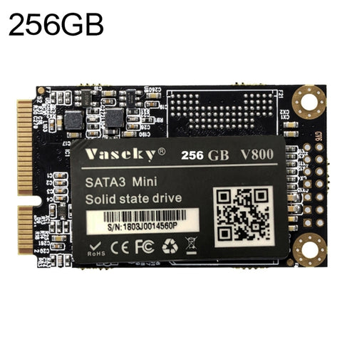 Vaseky V800 Modulo SSD MSATA per unità a stato solido interna SATA3 da 256 GB e 1,8 pollici per laptop, 256GB