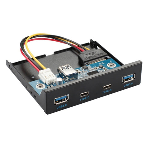 Pannello Frontale con 2 USB 3.0 e 2 Porte USB-C/Type-C