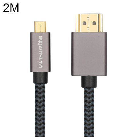 cavo-intrecciato-in-nylon-intrecciato-con-testa-placcata-oro-ult-unite-da-hdmi-maschio-a-micro-hdmi-maschio-lunghezza-cavo-2-m-2m - immagine 1