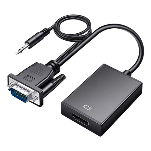 convertitore-vga-maschio-a-hdmi-femmina-1080p-hdco-vgam2-con-cavo-audio-da-35-mm-hdco-vgam2 - immagine 2