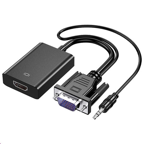 convertitore-vga-maschio-a-hdmi-femmina-1080p-hdco-vgam2-con-cavo-audio-da-35-mm-hdco-vgam2 - immagine 1