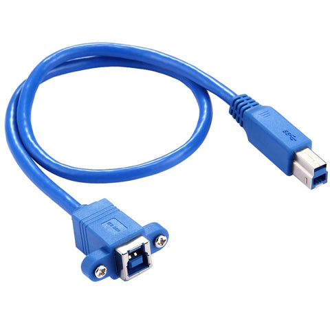 cavo-dati-adattatore-connettore-usb-3-0-b-femmina-a-maschio-b-da-50-cm-per-stampante-scanner-bf-to-bm-length-50cm - immagine 1