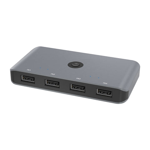 Switch KVM USB 3.0 Rocketek HC406 Convertitore di condivisione quattro in quattro uscite, USB3.0