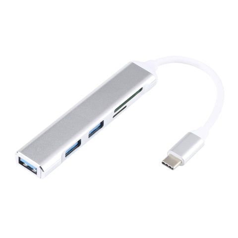Slot per scheda USB-C/Tipo-C 3.1 a SD/TF 5 in 1 + 3 porte USB 3.0 Docking Station HUB multifunzione, USB-C / Type-C 3.1