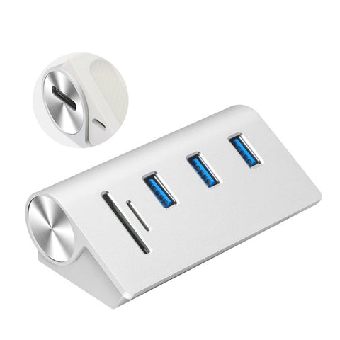 adattatore-hub-usb-3-0-ad-alta-velocita-rocketek-3-porte - immagine 1