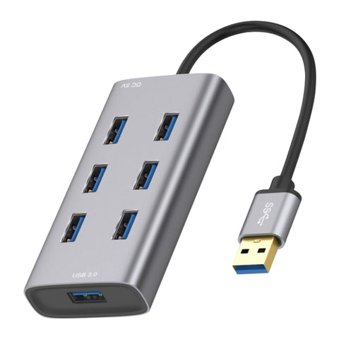 HUB USB 3.0 a 7 Porte con Cavo da 80 cm - Modello 8108