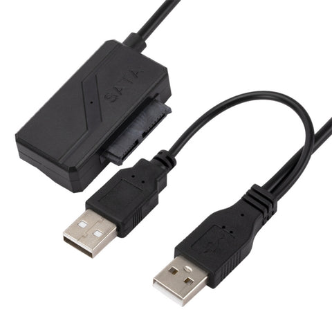 cavo-adattatore-da-sata-a-usb-2-0-cavo-per-unita-ottica-con-alimentatore-with-power-supply - immagine 1