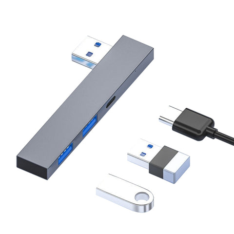 adattatore-usb-maschio-a-usb-2-0-usb-3-0-e-usb-c-femmina-889c - immagine 1