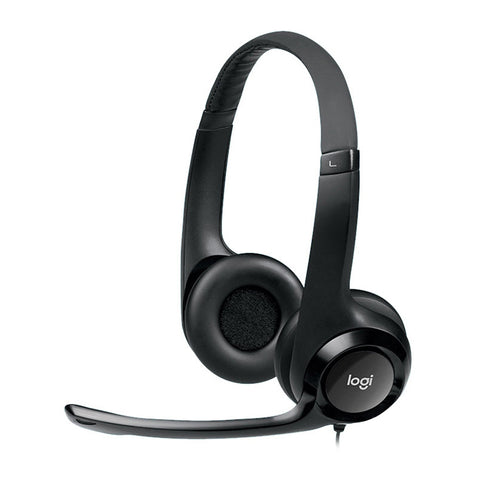 cuffie-stereo-logitech-h390-usb-con-cavo-e-microfono-con-cancellazione-del-rumore - immagine 1