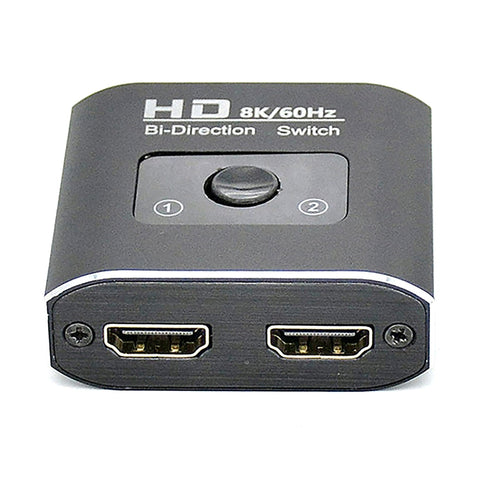 ST0003 Convertitore video bidirezionale switcher HDMI 2 in 1 uscita 8K, 8K 60Hz Black