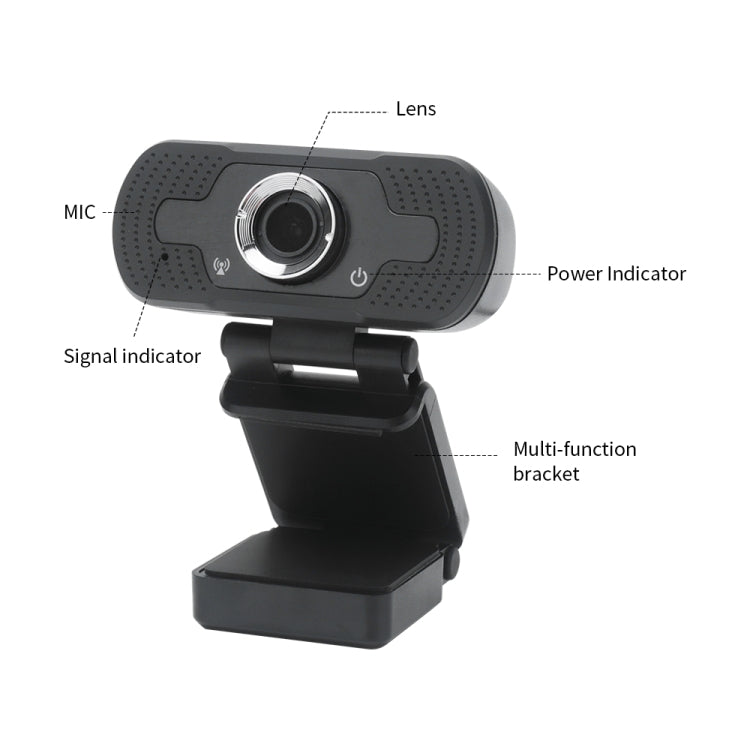 WebCam videocamera HD multifunzione HD-F18 1080P con microfono