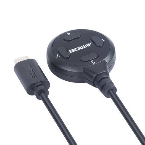 Switcher di condivisione AIMOS AM-SH4 con cavo di prolunga a 4