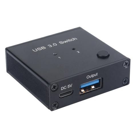 Interruttore USB 3.0 AM-U301 con 2 Porte di Ingresso e 1 Porta di