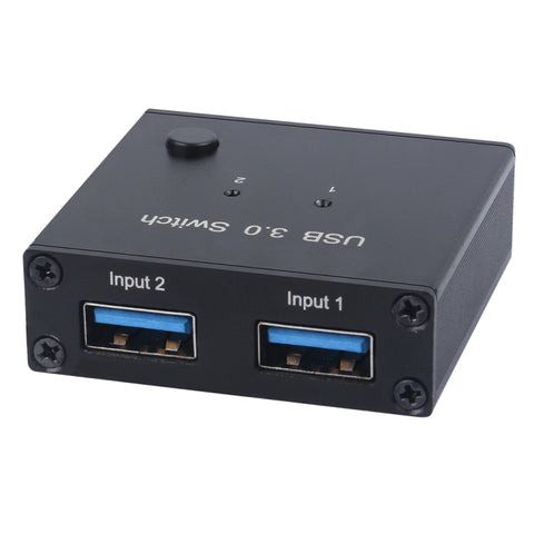 Interruttore USB 3.0 AM-U301 con 2 Porte di Ingresso e 1 Porta di