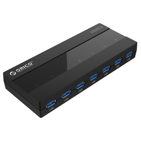 HUB USB 3.0 ORICO H727RK-U3 a 7 Porte con Adattatore di Alimentazione