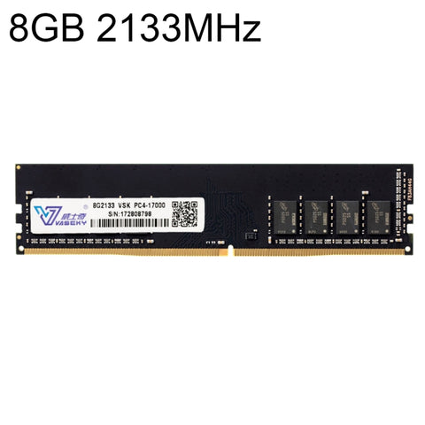 Vaseky Modulo RAM di memoria PC DDR4 da 8 GB 2133 MHz PC4-17000 per desktop, 8GB 2133MHz