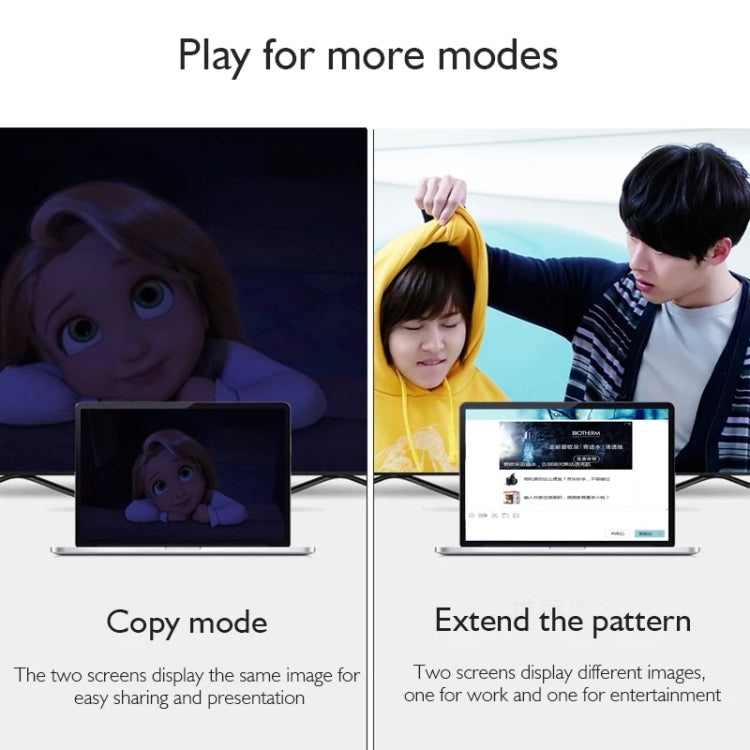 TC026 Cavo adattatore USB-C/Type-C maschio a VGA maschio da 1,8 m 1080P