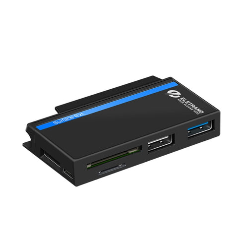 ROCKETEK RT-SGO727 Hub di interfaccia USB 3.0 + USB 2.0 + Micro USB per Microsoft Surface Go, con 2 slot per schede TF e schede SD, RT-SGO727