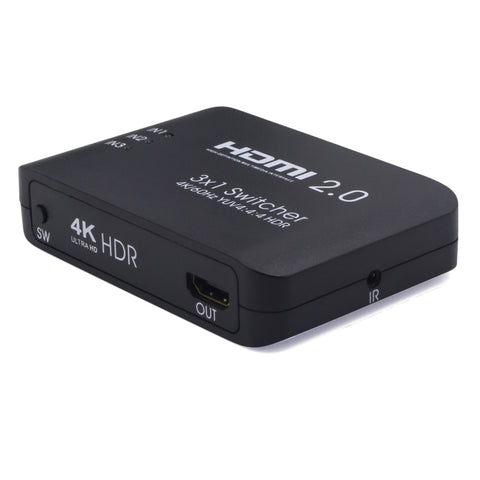 ays-31v20-splitter-switch-hdmi-2-0-3x1-4k-ultra-hd-3x1-4k - immagine 2